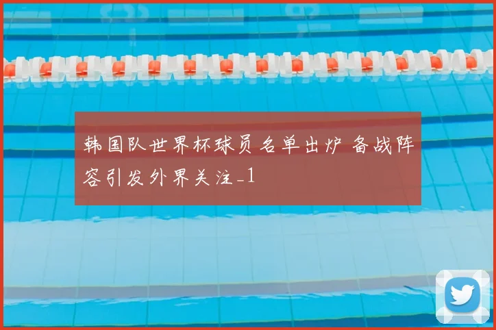 韩国队世界杯球员名单出炉 备战阵容引发外界关注_1